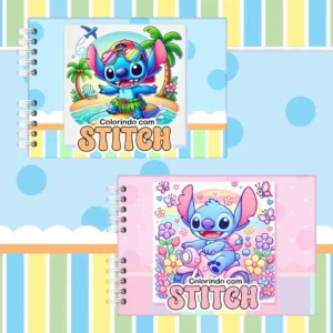 Caderno Para Colorir Stitch