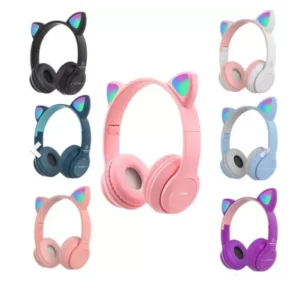 Fone headset orelha de gato (CX ROSA) KA-920