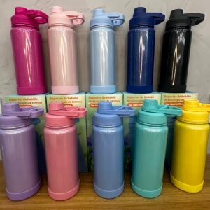 Garrafa térmica brilhosa (cup-600ml)