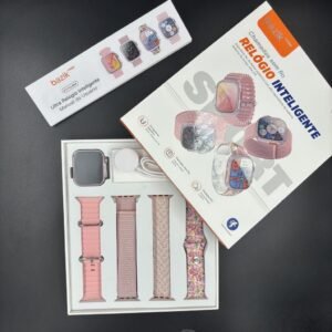 Relogio W73 pro max 4 pulseiras